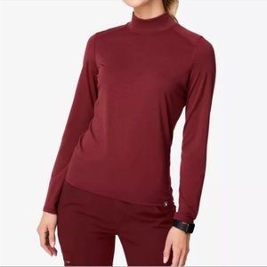 FIGS mock neck long sleeve